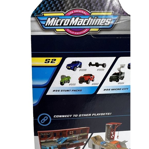Micro Machines Stunt Pack Series 2 #05 Motorcycle Hognose Adventure Truck New - Picture 6 of 12
